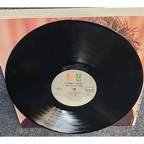 Vintage Corey Hart - Fields of Fire - 1986 EMI PW-17217 Vinyl LP record - Picture 5 of 6